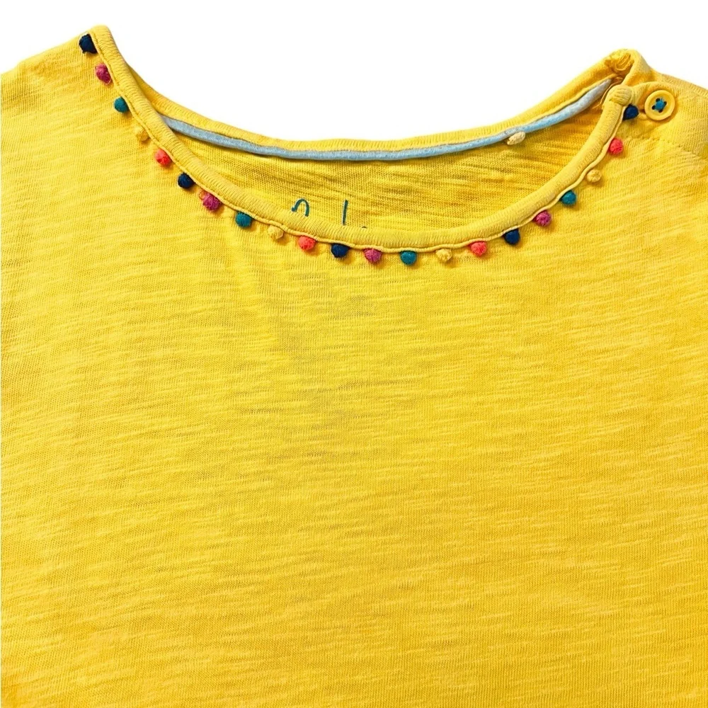 Boden Yellow Casual Kids Cotton Dress Size 11-12Y